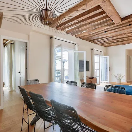 Апартаменты Grande Terrasse, Climatisation, 3 Chambres, Marais *
