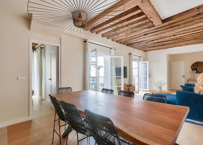 公寓 Grande Terrasse, Climatisation, 3 Chambres, Marais 巴黎