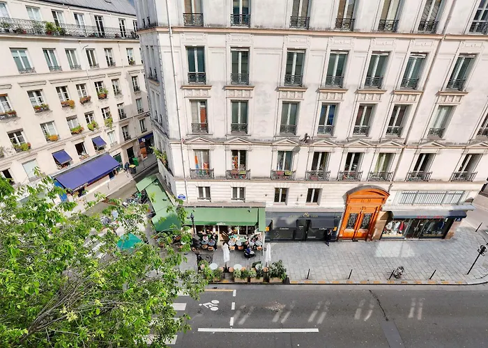 Grande Terrasse, Climatisation, 3 Chambres, Marais 公寓