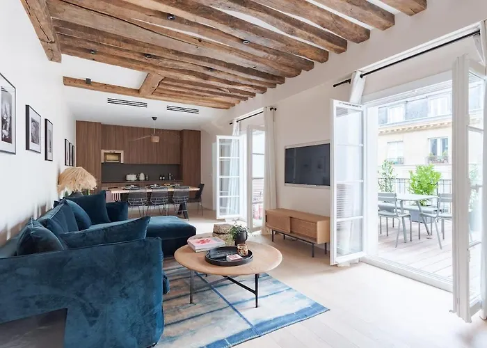 Grande Terrasse, Climatisation, 3 Chambres, Marais